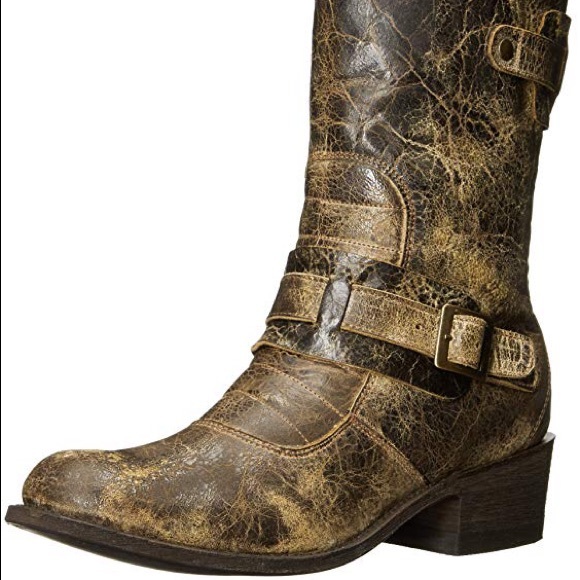 Fabulous Distressed Leather Boots👢Never worn! - Picture 7 of 8